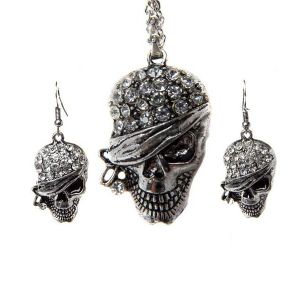 AAA Skull Clown 925 Sterling Silver Pendant Bead To Women Bracelet Necklace Gift